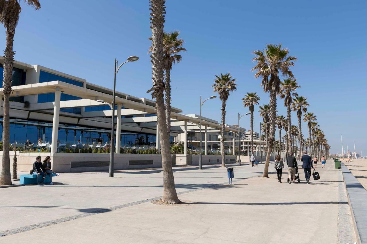 Apartup Patacona Palm Beach I Valencia Bagian luar foto